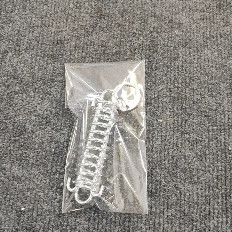 Dog hand holding rope chain with stainless steel compression spring for dogs 30-60 kg