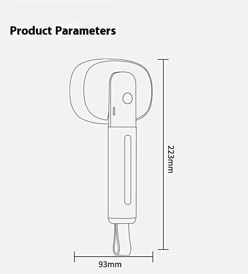 Pet comb for cats and dogs with negative ion, floating hair, electric massage, USB charging, ABS plastic