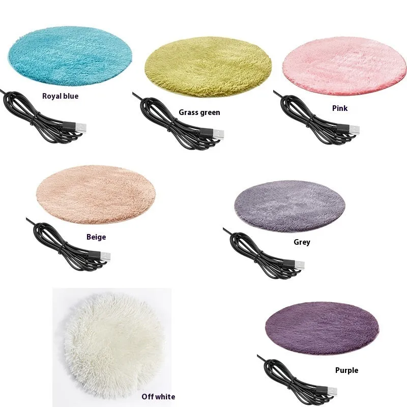 Cat smart electric blanket in 40cm diameter with three-speed constant temperature control, cloth surface, available in multiple colours