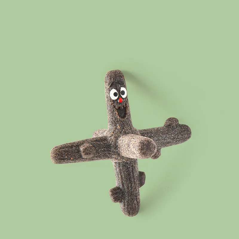 Large dog toy with rubber log shape, TPR knot, and rope for fetch and tugging, suitable for heavy chewers