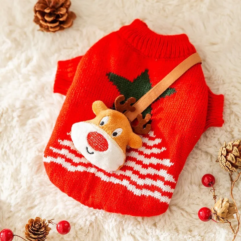 Spring autumn dog rabbit sweater for small puppies Teddy pet clothing casual style multiple colours