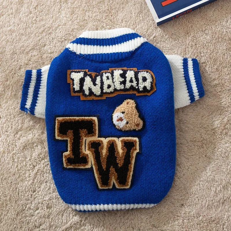 Spring autumn dog rabbit sweater for small puppies Teddy pet clothing casual style multiple colours