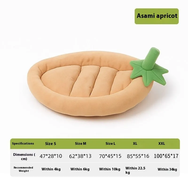 A removable washable dog bed mat in purple, shown in a large XXL size for dogs up to 29kg.