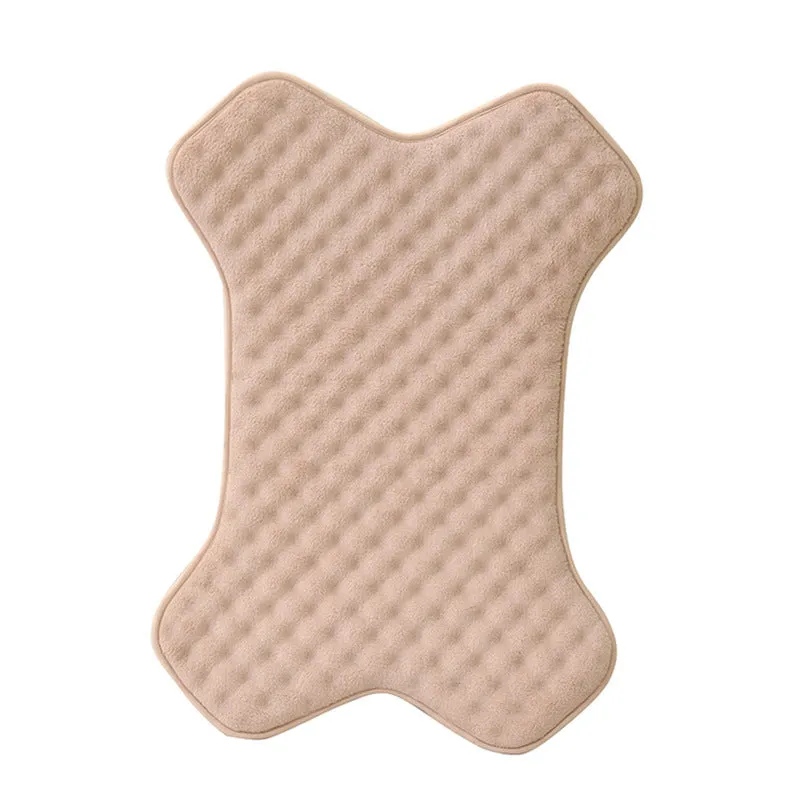 Grey anti-slip pet mat 72cm x 50cm for small and medium dogs and cats