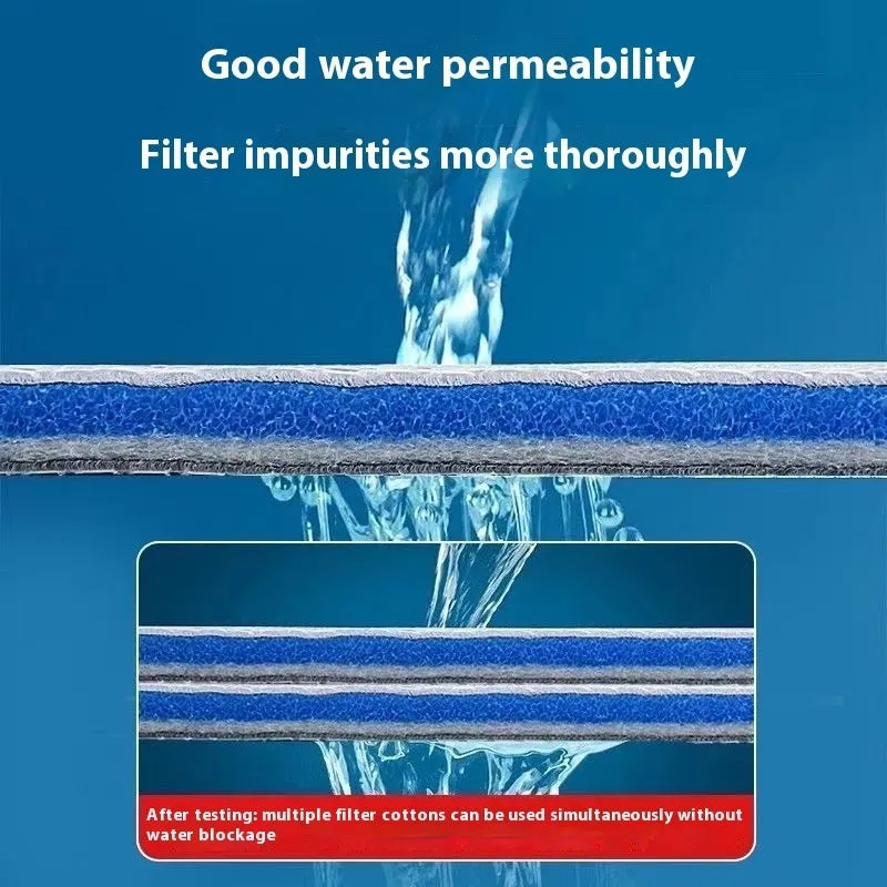 Thickening 15D fish tank filter cotton pad for mechanical and biological aquarium filtration