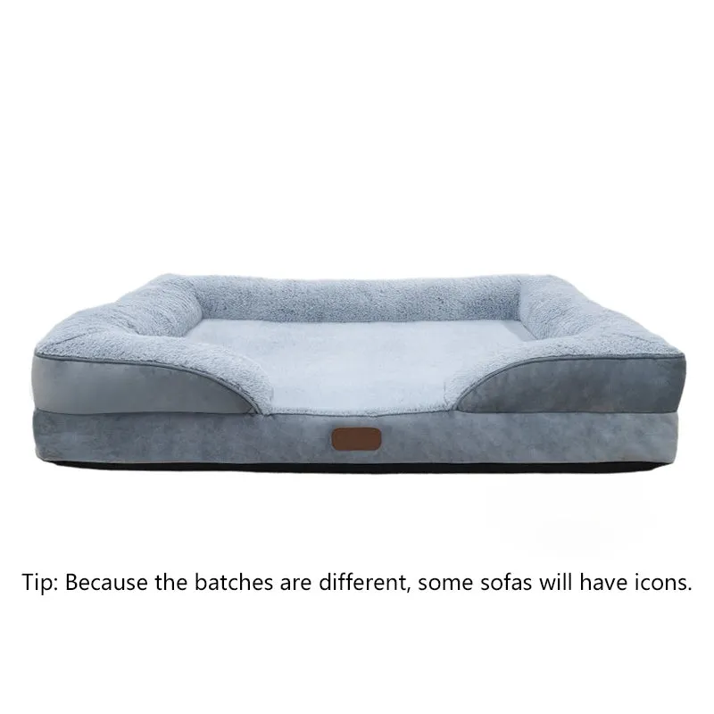 Waterproof Oxford fabric dog bed sofa mat for medium dogs cats with washable surface in L size
