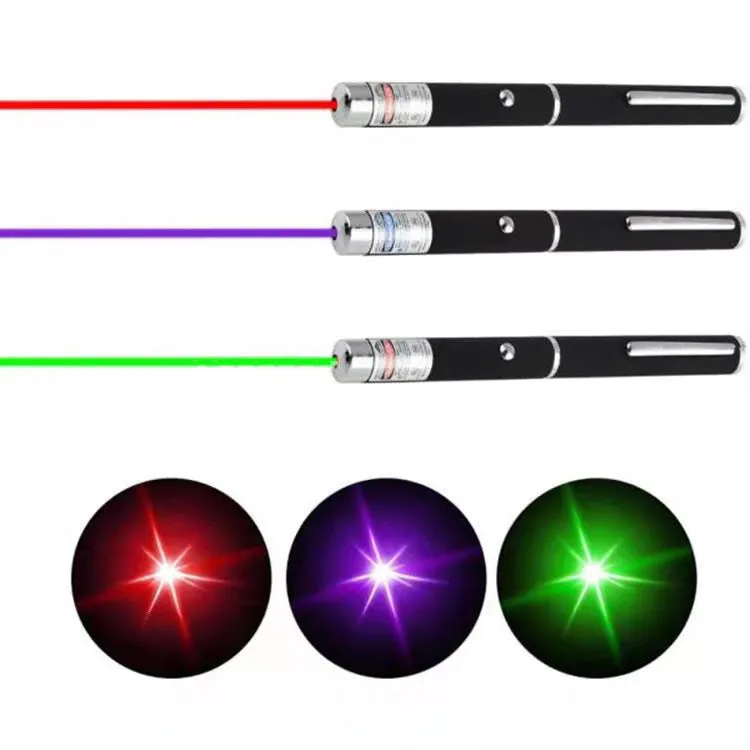 Metal single point laser pen for dogs and cats with green light option