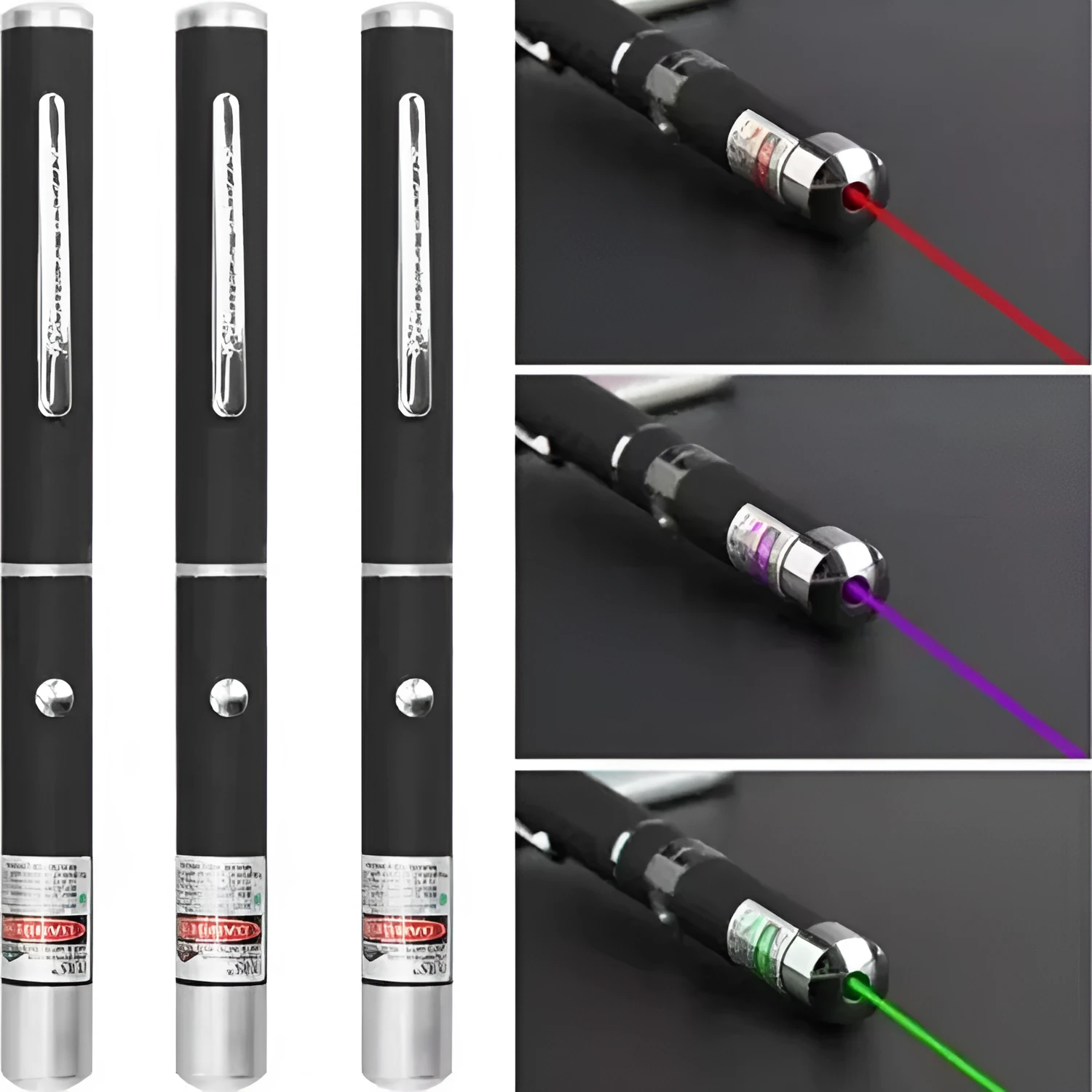 Metal single point laser pen for dogs and cats with green light option