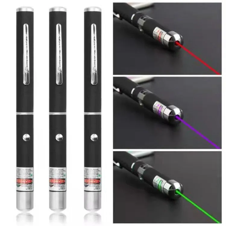 Metal single point laser pen for dogs and cats with green light option