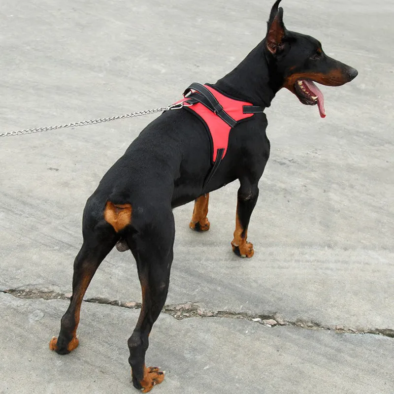 Camouflage Oxford cloth pet saddle chest strap dog vest for outdoor walking training