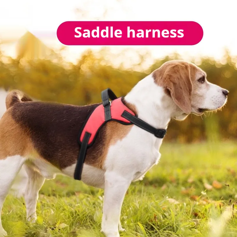 Camouflage Oxford cloth pet saddle chest strap dog vest for outdoor walking training