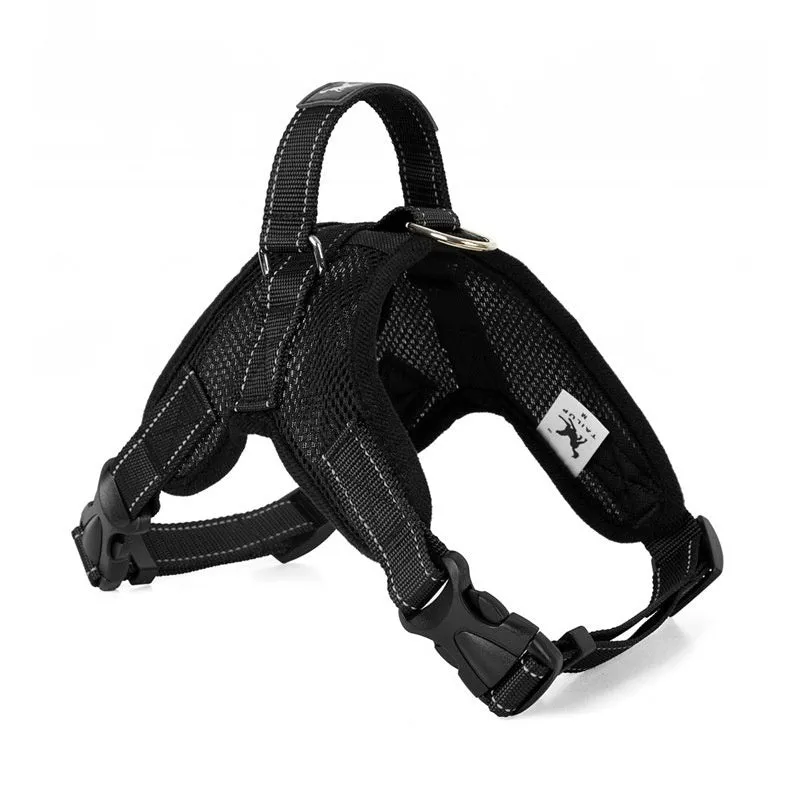 Camouflage Oxford cloth pet saddle chest strap dog vest for outdoor walking training