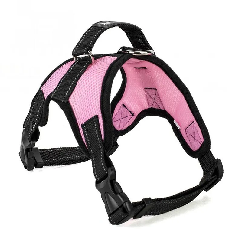 Camouflage Oxford cloth pet saddle chest strap dog vest for outdoor walking training
