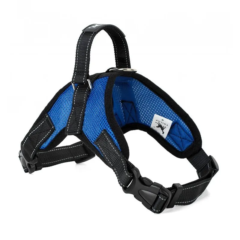 Camouflage Oxford cloth pet saddle chest strap dog vest for outdoor walking training