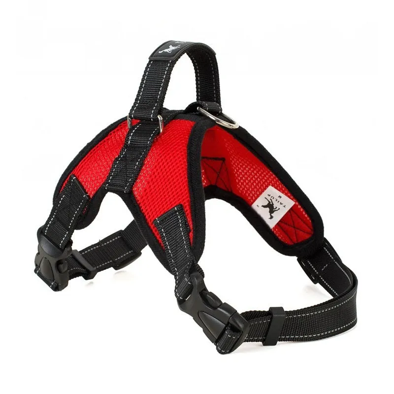 Camouflage Oxford cloth pet saddle chest strap dog vest for outdoor walking training