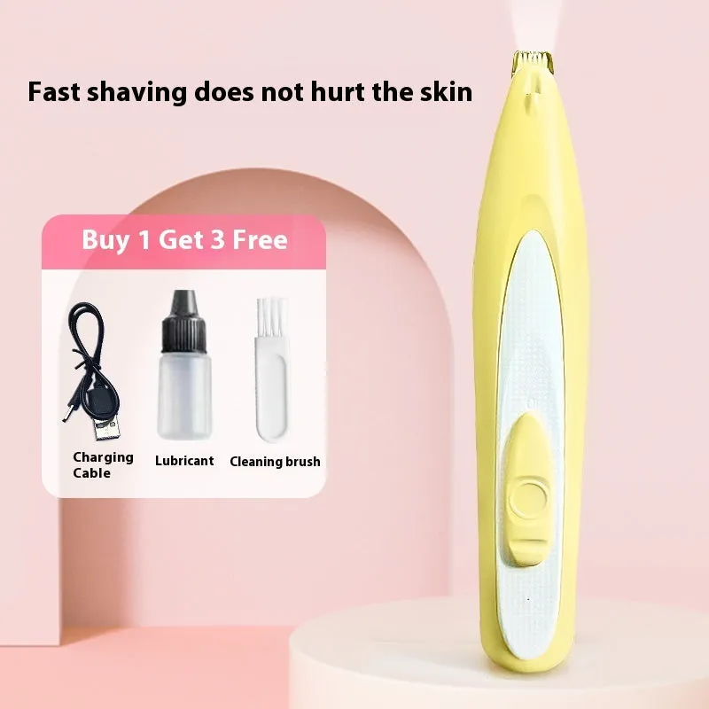 Electric pet nail grinding machine in pink, low-noise rechargeable 5W