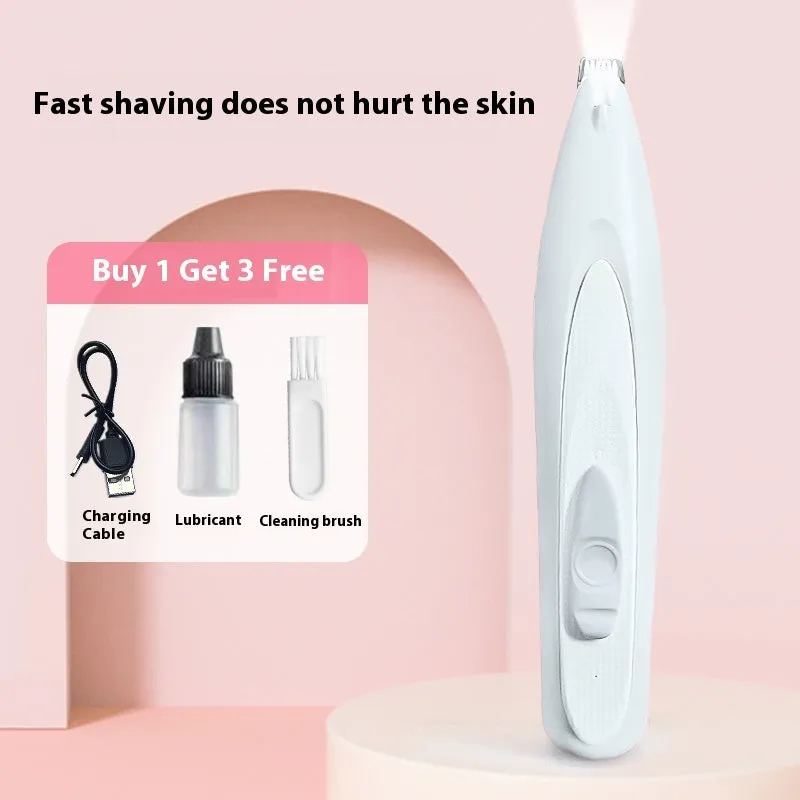 Electric pet nail grinding machine in pink, low-noise rechargeable 5W