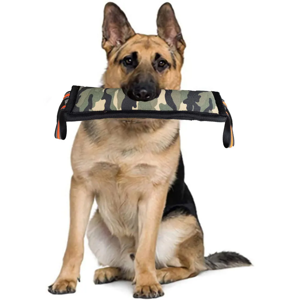 Bite-resistant dog training stick made of camouflage cloth for chewing and dental health LY307