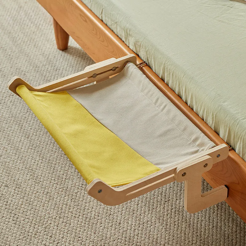 Soft hanging cat hammock bed on a windowsill, available in multiple colours
