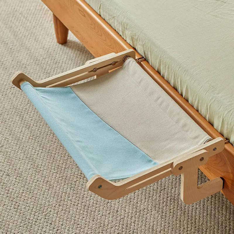 Soft hanging cat hammock bed on a windowsill, available in multiple colours