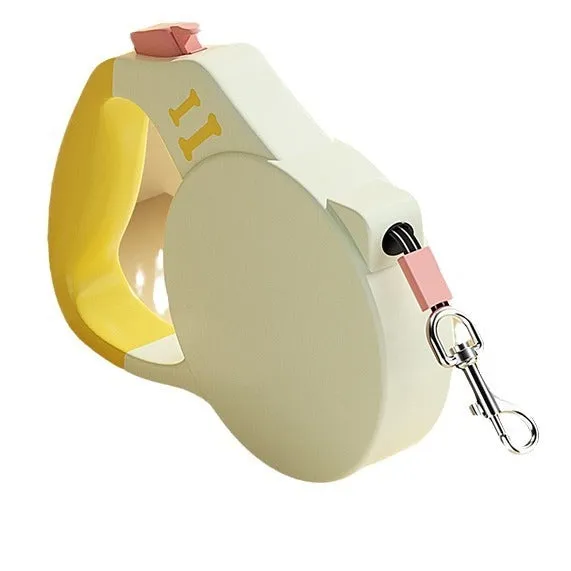 Automatic retractable dog lead for small and medium dogs ABS casing 3m length green
