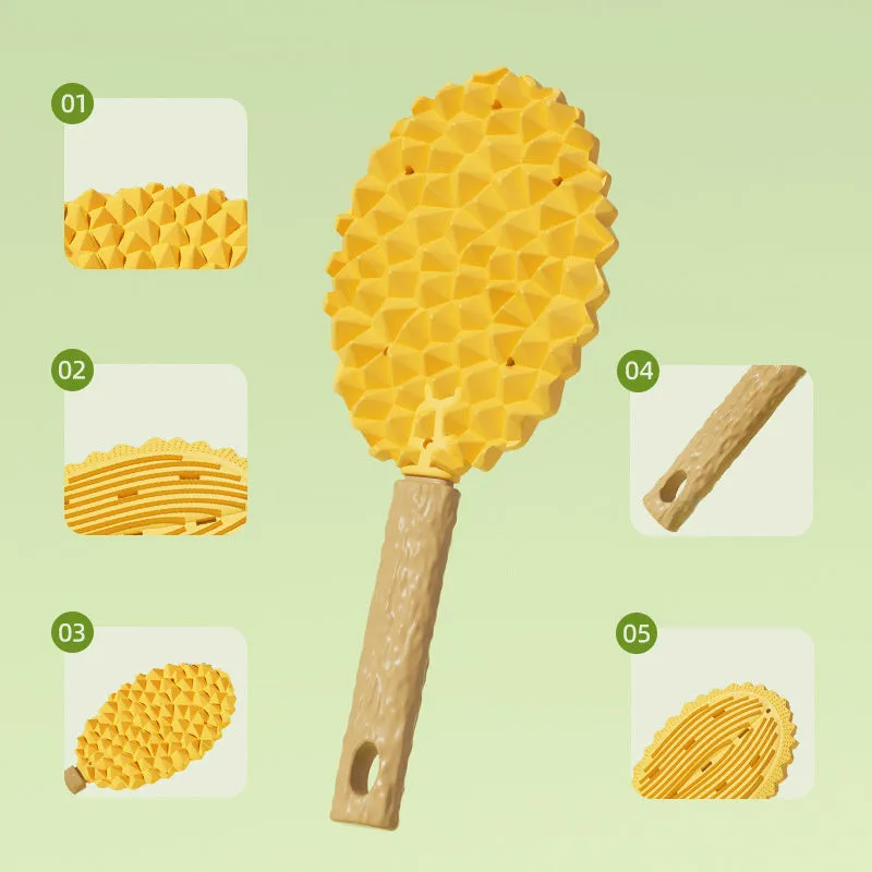Pet scent mat in watch-style design for dog training and slow feeding, with non-slip backing, available in green colour