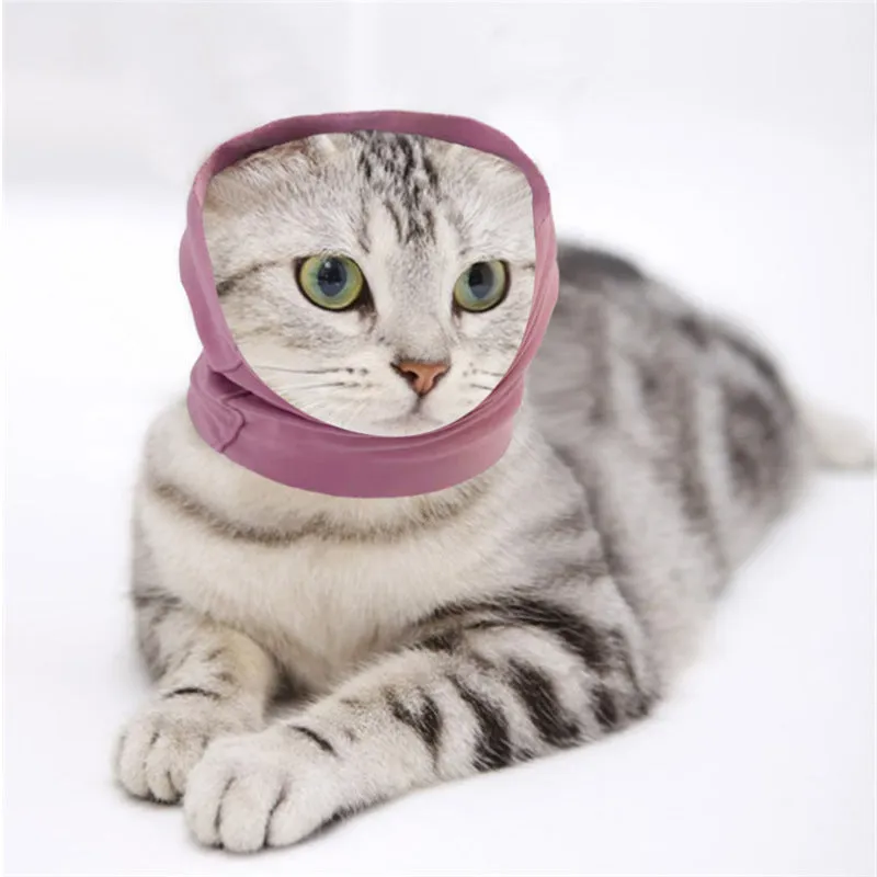 Cotton pet ear muffs in pink, black, purple for dogs and cats, three sizes S M L