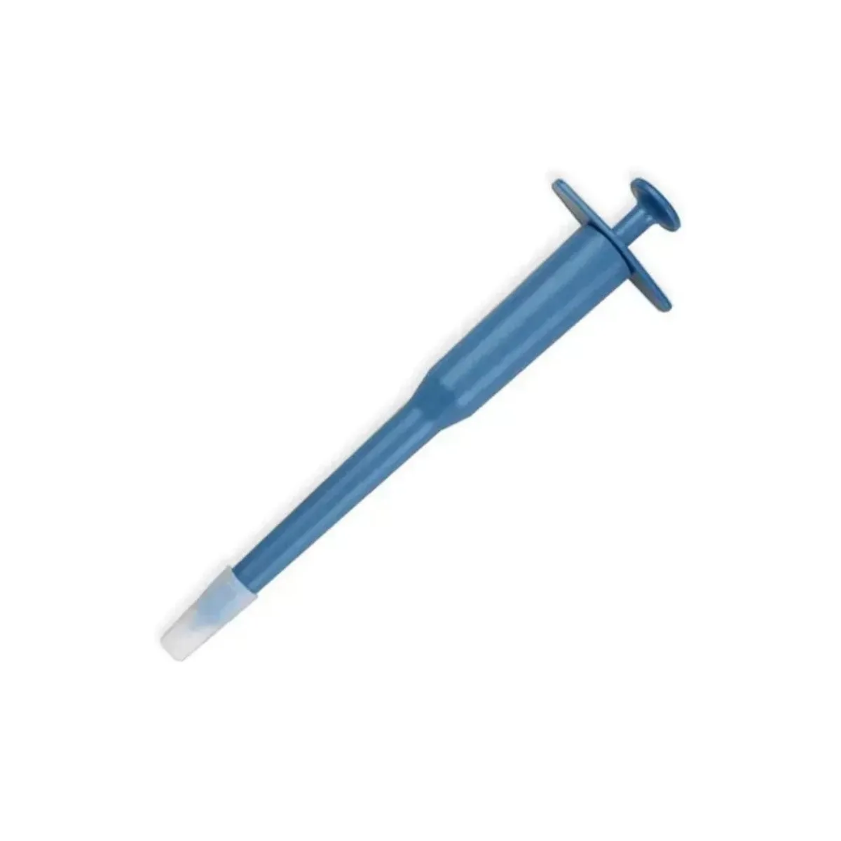 Blue pet medicine feeder push dispenser syringe tube for cats and dogs with liquid medication