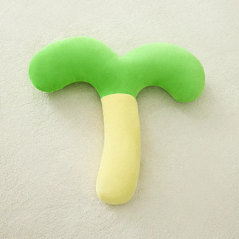 Small pet pillow for dogs and cats with cervical support, L44x45cm, green colour