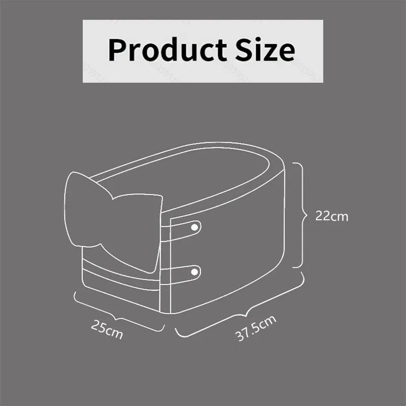 Car central control front seat pet bed in cloth material, suitable for dogs