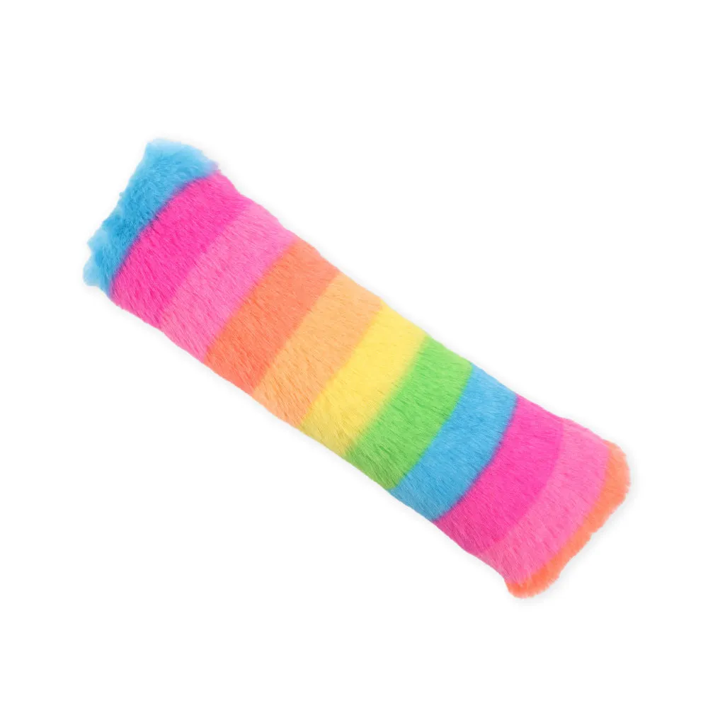 Interactive plush cat toy with crinkle sound and natural catnip filling in assorted colours