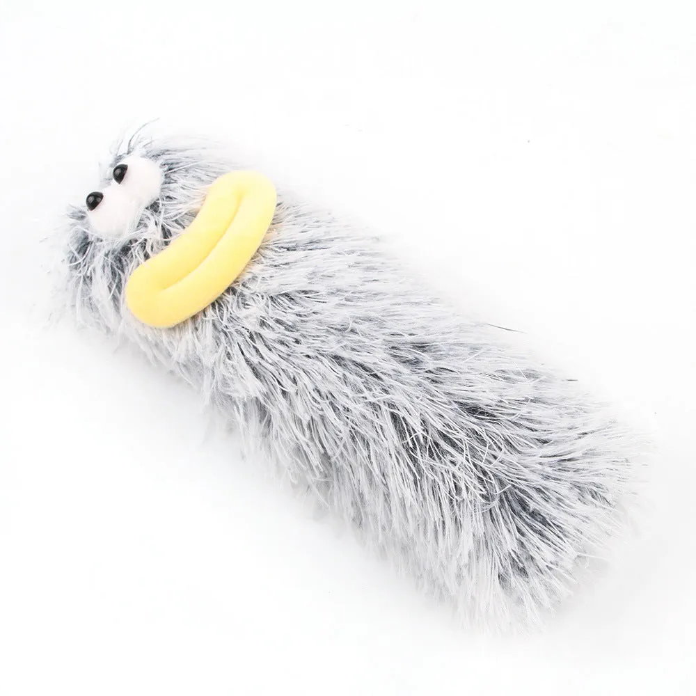 Interactive plush cat toy with crinkle sound and natural catnip filling in assorted colours
