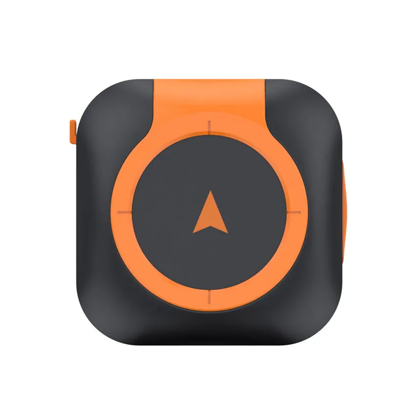 Pet GPS global locator health monitoring tracker ABS PC 40x15mm Black Orange