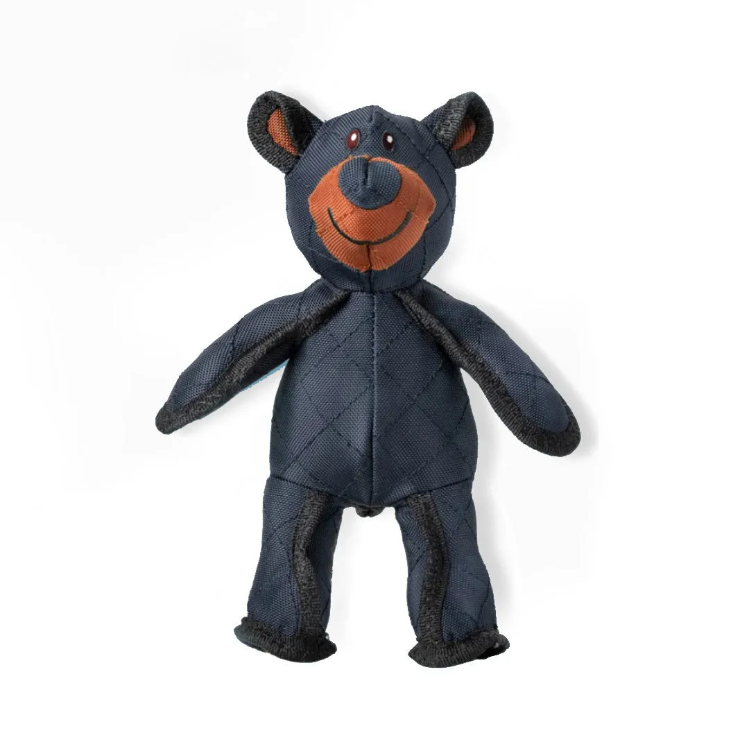 Bite-resistant Oxford Cloth Dog Sound Toy Dark Blue Plush Bear Dog Toy 30cm Durable Chew Toy for Interactive Play Dog Squeaky Toy Pet Toy for Medium Dogs Dog Enrichment Toy Bear Design Dog Plaything