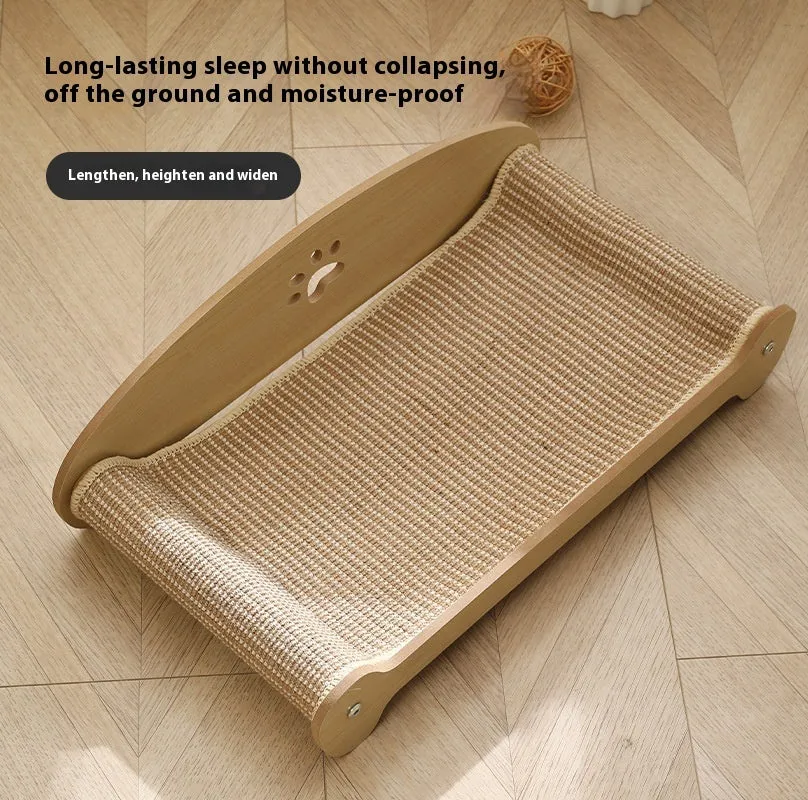 Large sisal cat scratch board upgraded heightened Japanese style for indoor cats