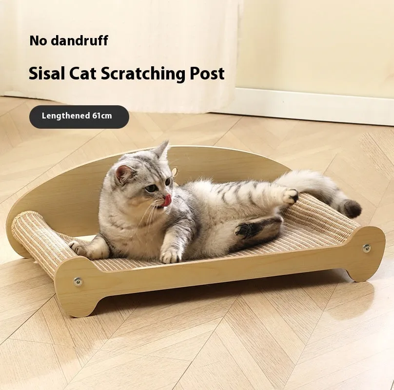 Large sisal cat scratch board upgraded heightened Japanese style for indoor cats