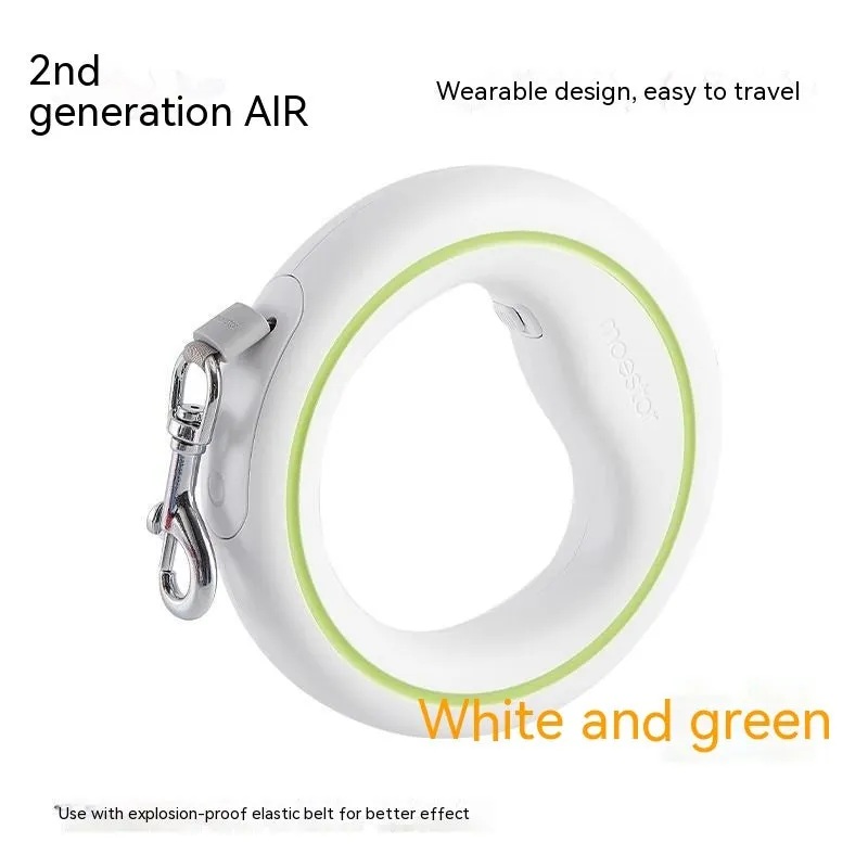 Cute Dog automatic retractable dog leash 3m acrylic handle hand holding rope, black and orange colour option