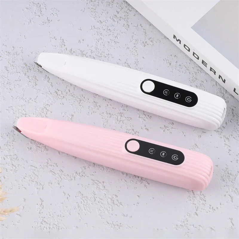 White Pets Efficient LED electric pet clipper for dog and cat foot hair trimming with waterproof design
