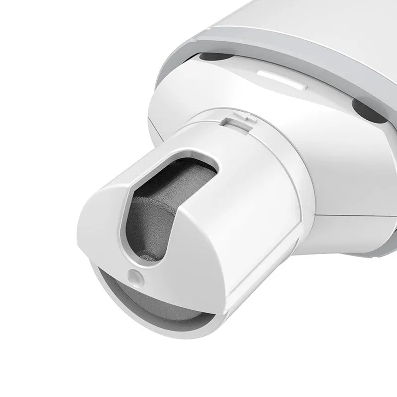 White pet electric nail polisher for cats and dogs, compact ABS body, low noise grinder