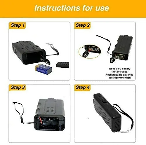 Ultrasonic dog repeller 3 in 1 training device with flashlight and ABS body