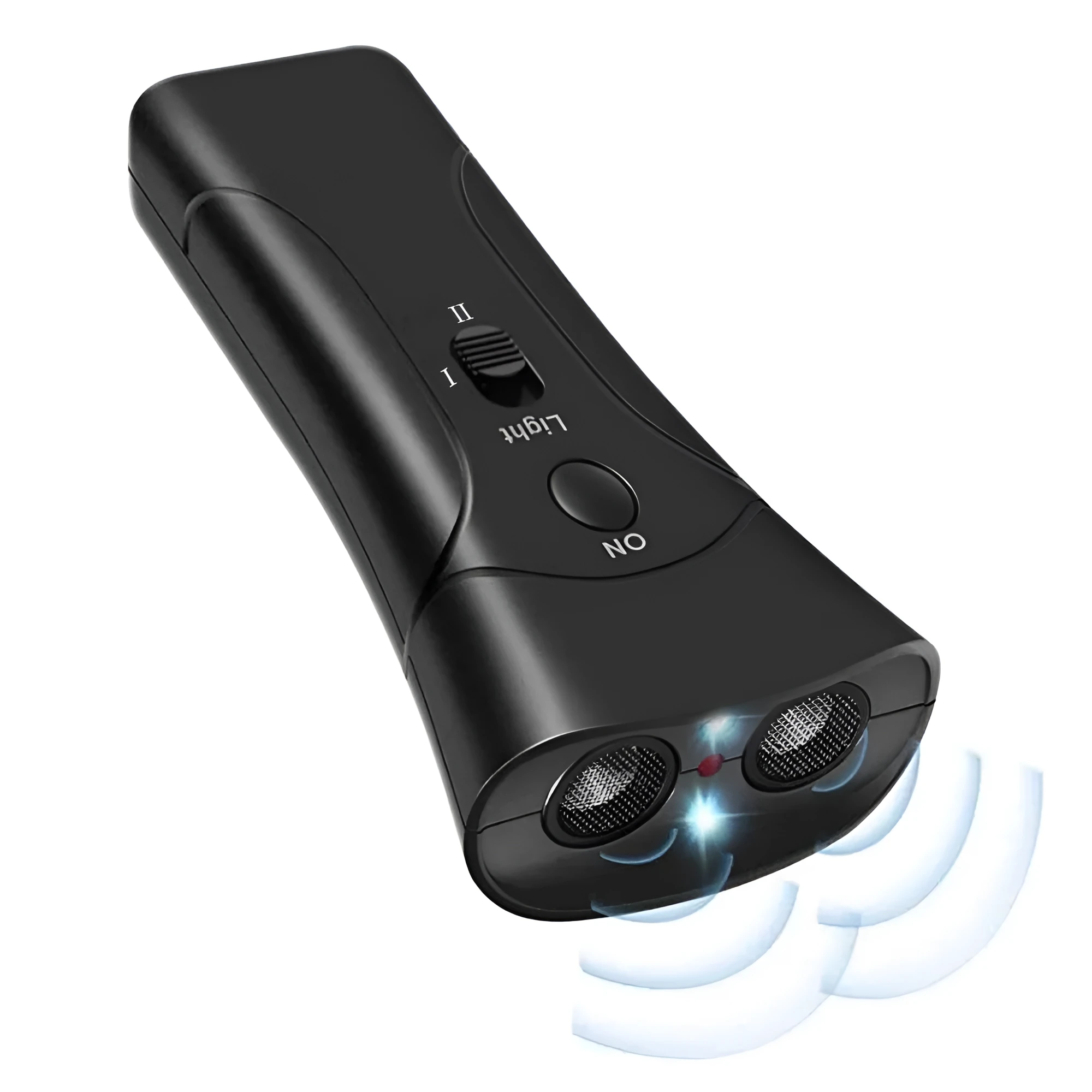 Ultrasonic dog repeller 3 in 1 training device with flashlight and ABS body