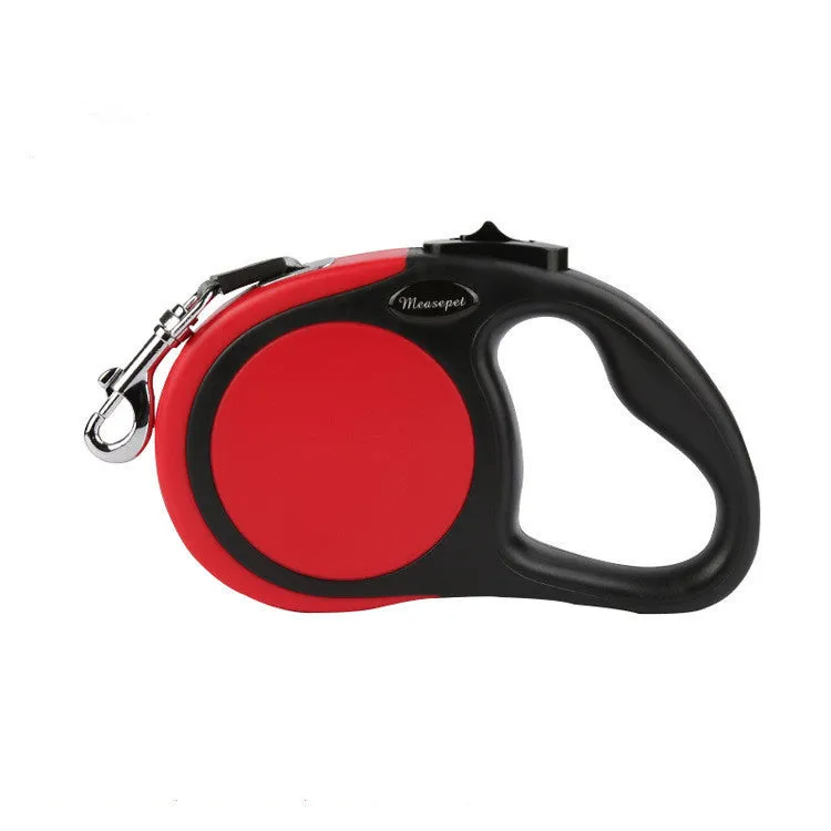 Automatic retractable dog leash for dog tractor in blue ABS nylon housing