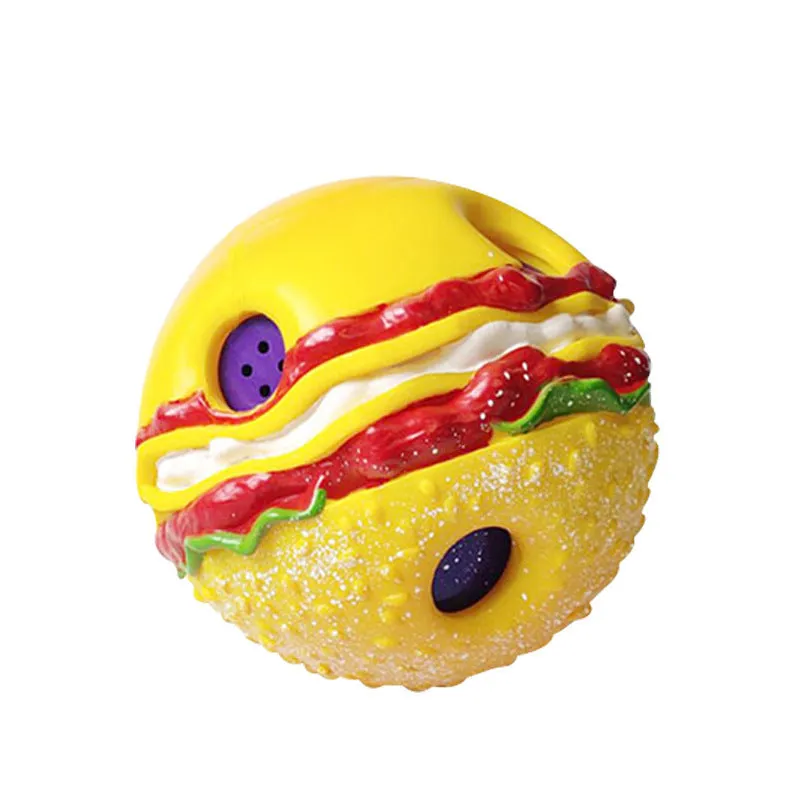 Dog sound toy pet ball with music and voice function in photo colour for large dogs