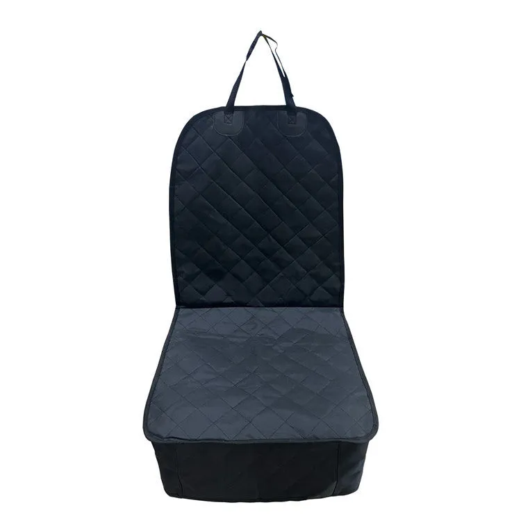 Pet car front seat cover protector in 600D Oxford cloth with PVC coating, 52x102cm
