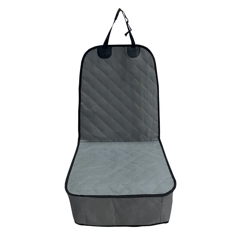 Pet car front seat cover protector in 600D Oxford cloth with PVC coating, 52x102cm