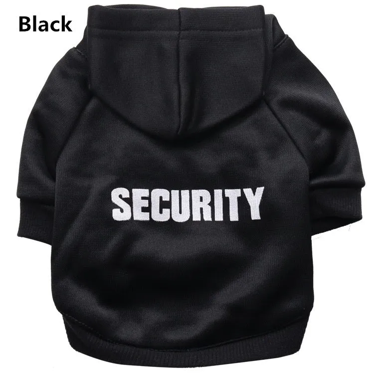Fleece pet sweater for small dogs in gray with security fit for winter walks