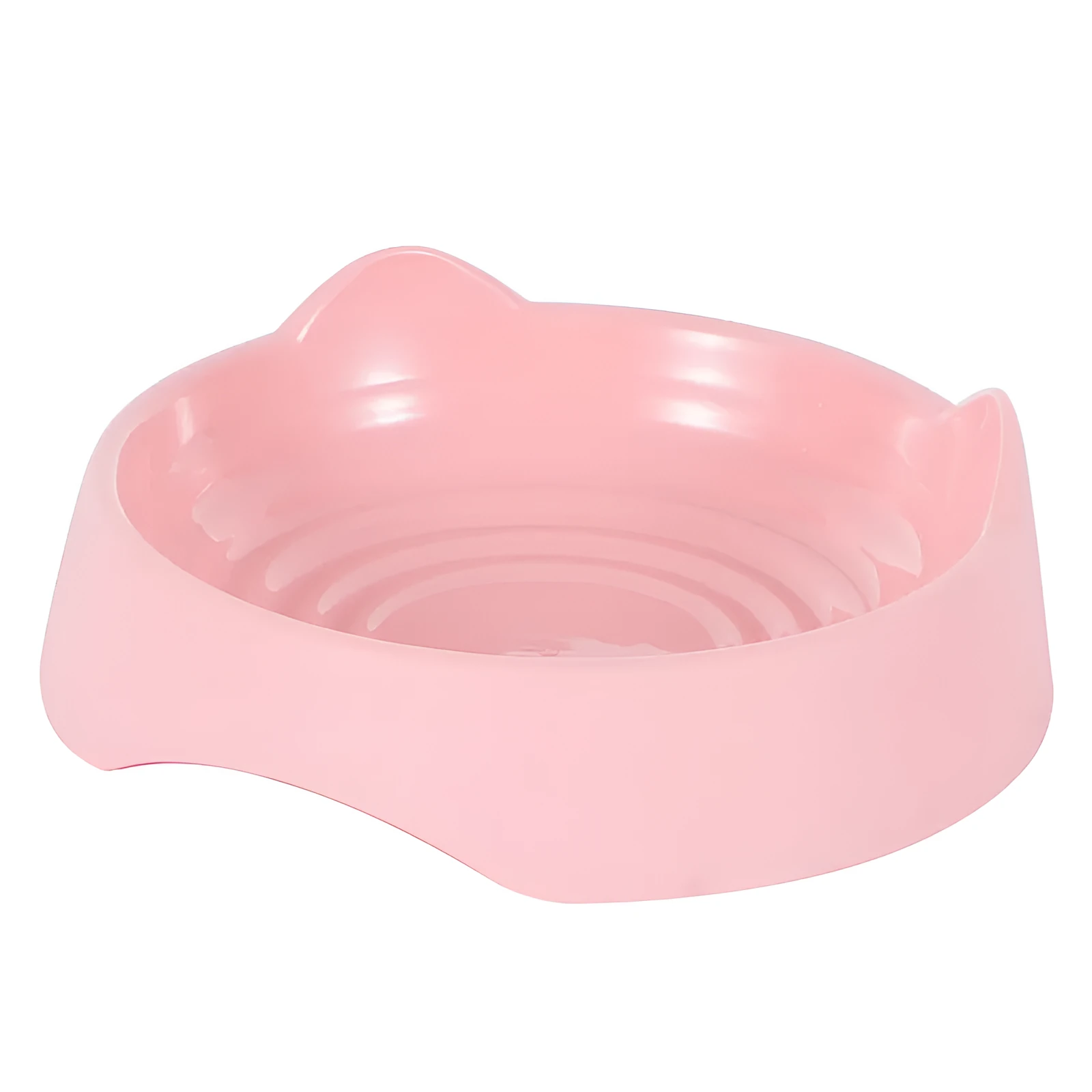 Blue ceramic dog slow feeder bowl with puzzle maze design for small or large breed dogs.