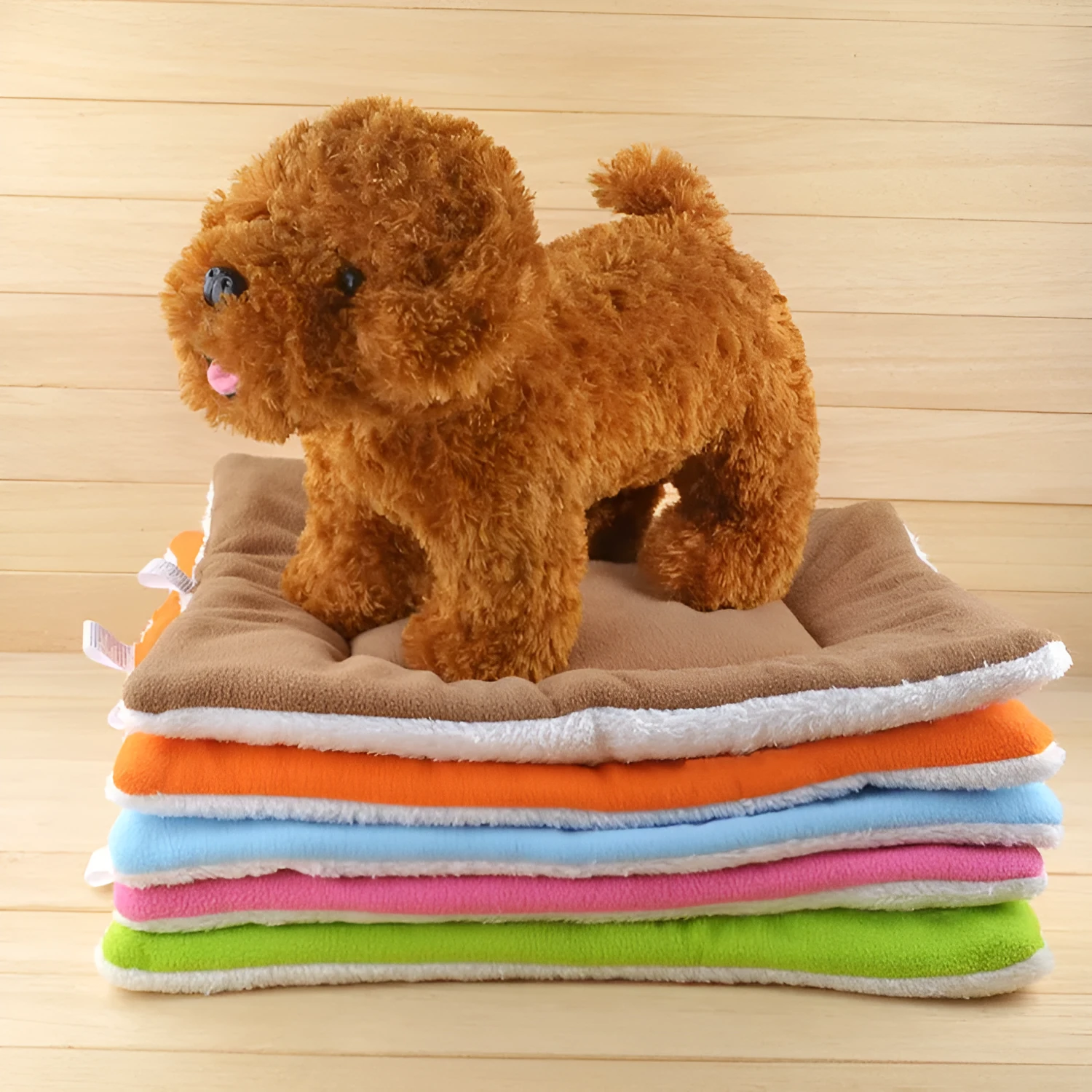 Pet air conditioning cooling mat in fruit green for dogs and cats cloth surface