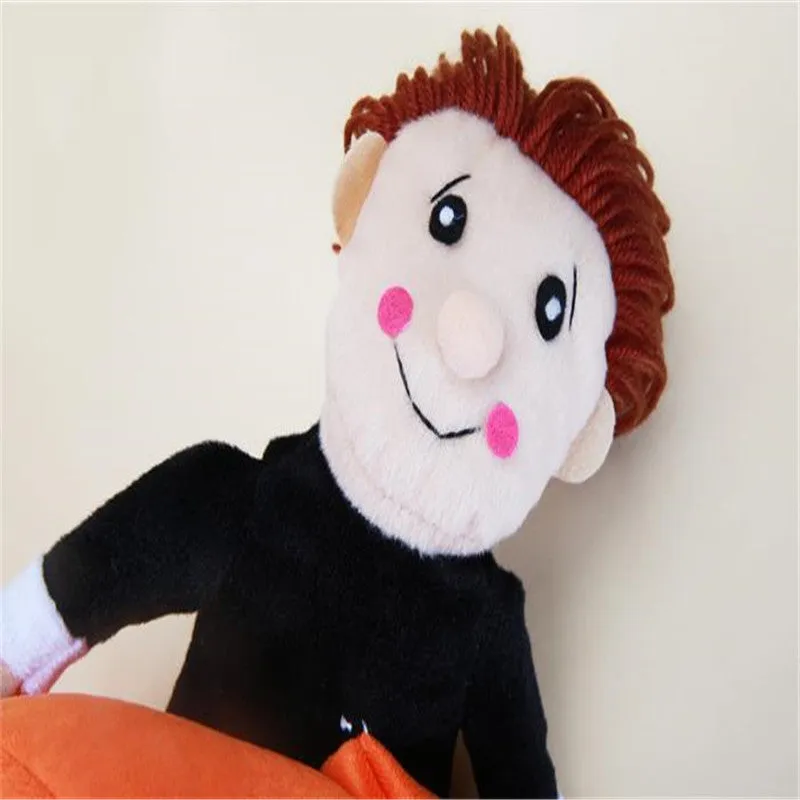 Orange cotton dog Halloween coat with penguin design, adjustable Velcro bust, sizes S to XXL