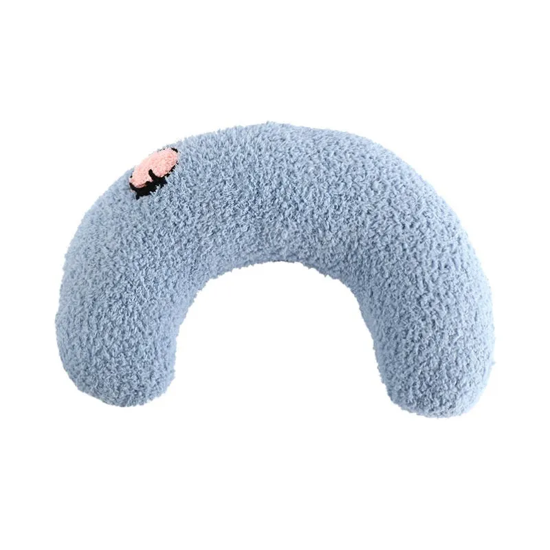 Cotton moon pillow for small dogs and cats in light yellow, white and blue colours
